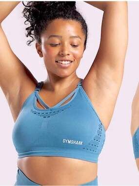 Gymshark Women's Blue Bra